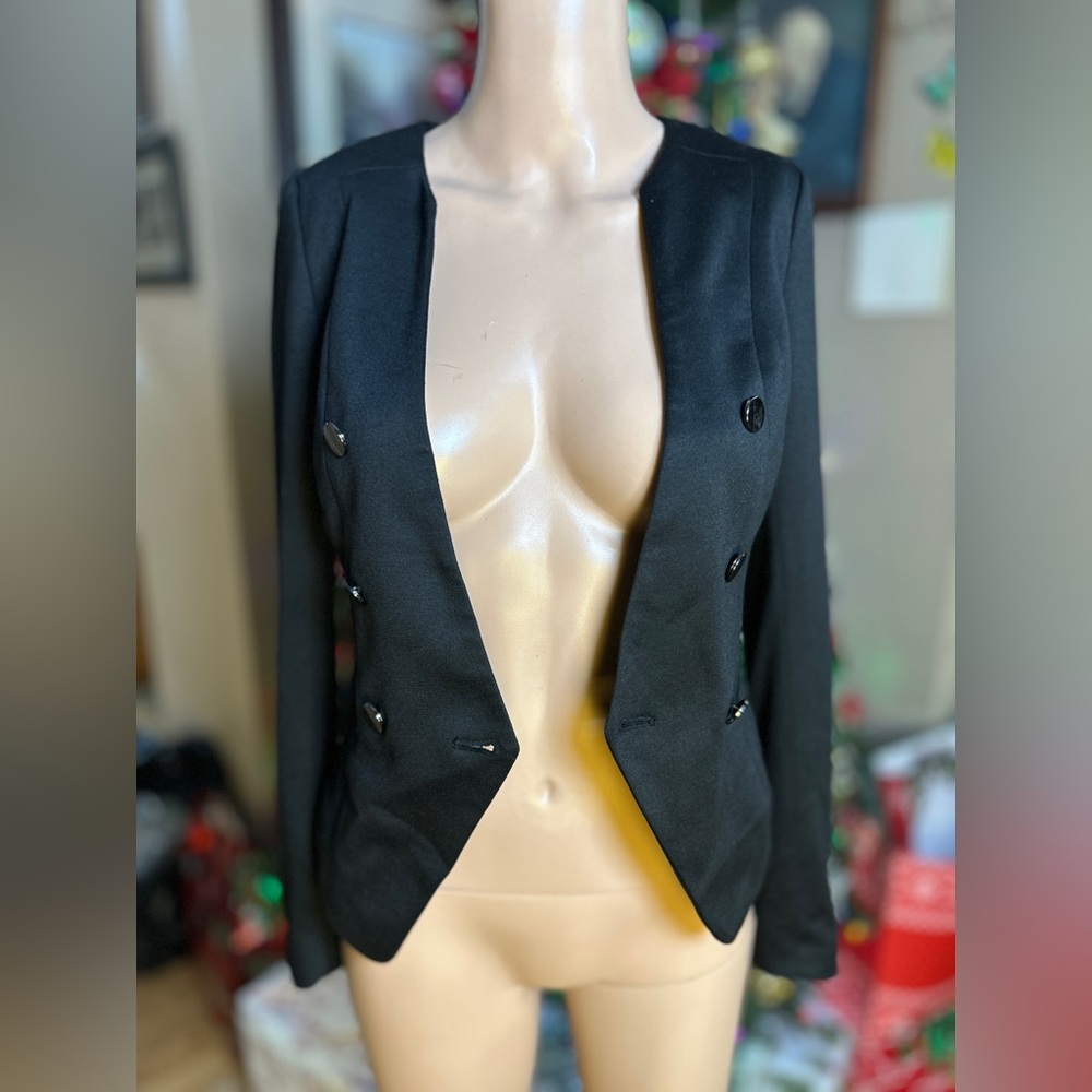 H&M Black Blazer size 2 - Picture 2 of 12
